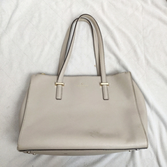 kate spade Handbags - Kate Spade Cedar Street Jensen Tote Handle Bag Light Tan Leather